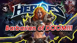 Barbarian Doom Lady: Heroes of the Storm Sonya