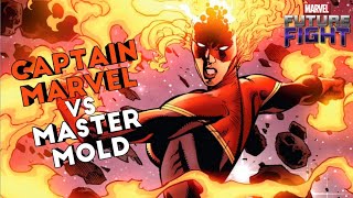 Captain Marvel Vs Giant Boss Raid (Master-Mold) - Marvel Future Fight