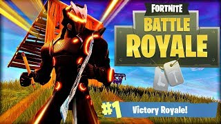 MAX Level Orange LED "Omega" Skin Gameplay! (Fortnite Battle Royale)
