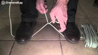 Как разрезать верёвку без инструмента How to cut rope without any tools