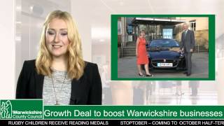 Growth Deal to boost Warwickshire businesses