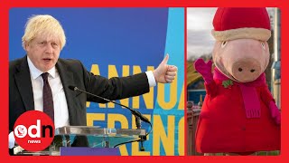 Peppa Pig Fanatic Boris Johnson FLUFFS Speech
