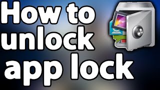 how to reset applock pattern