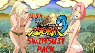 Naruto Ultimate Ninja Storm 3: Swimsuit Pack Showcase (BIkini Pack ^-^)