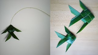 Coconut Leaf Fish | How To Make Fish With Coconut Leaf Or Palm Leaf | Fish On A Stick