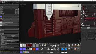 Substance Painter Tutorial – Scifi Crate Project 04  Painted metal base material 720p
