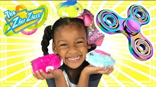 Youtube KIDS FIDGET SPINNERS  Toys! Children & Mommy get ZhuZhu Pets.