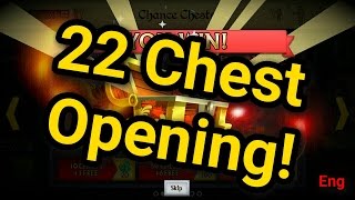 Knights and Dragons | 1 Chest for 2 Gems | 22 Chest Opening | Gem Event | ENG