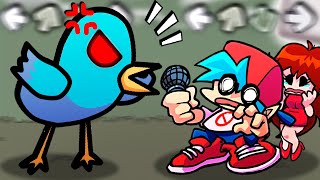 Твиттер Напал на Бойфренда во Friday Night Funkin Смешной Мод ФНФ Vs Twitter Full Week