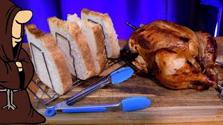 Секреты Сочной Курицы Гриль даже грудка сочная у такой Курицы в Аэрофритюрнице Rawmid Modern RMA-02