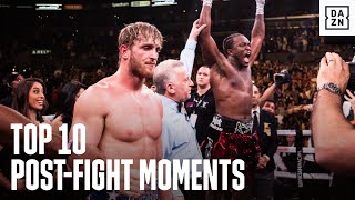 Top 10 Most Memorable Post-Fight Moments On DAZN