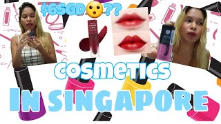 Cost of cosmetics in Singapore | try the greenscreen