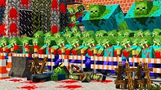 ЗОМБИ ОЧЕНЬ МНОГО! ОНИ УБЬЮТ МЕНЯ! ЗОМБИ АПОКАЛИПСИС В МАЙНКРАФТ - СЕРИАЛ ПРО ЗОМБИ В МАЙНКРАФТ #16