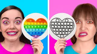 SIAPA YANG GAMBARNYA LEBIH BAGUS? || Kiat Menggambar Hebat dan Tantangan Keren oleh 123 GO Like!