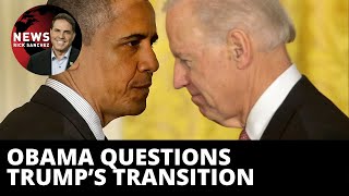 Obama questions Trump’s commitment to peaceful transition