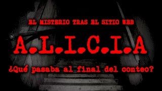 El misterio de la web A.L.I.C.I.A ¿Qué pasaba al final del conteo? | Dross (Angel David Revilla)