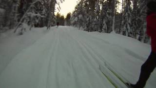 720p GOPR0 Hero HD cross country skiing in Oslo 2009 December 31
