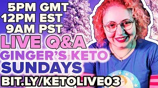 KETO Live Q&A 2020 #03 with Ginger - Glucose and Ketones + Hormones