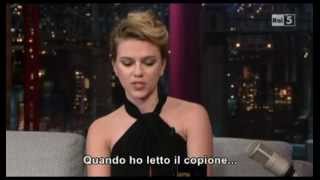 Scarlett Johannson @ David Letterman Show 21/11/12 SUB ITA