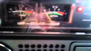 Sanyo 9980 LU Radio( stereo recorder ) in action (radio-modus)