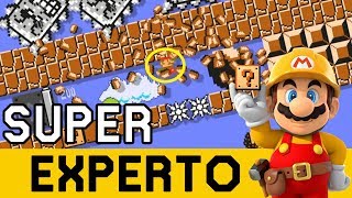 Niveles IMPRESIONANTES Super Expertirijillos - SUPER EXPERTO NO SKIP | Super Mario Maker - ZetaSSJ