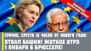 Срочно, спустя 12 часов от Нового года! Жуткое утро 1 января в Брюсселе!