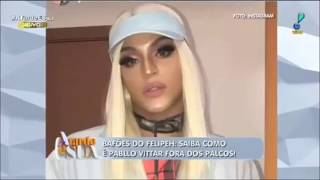 PABLLO VITTAR RECEBE ELOGIOS NO "A TARDE E SUA"