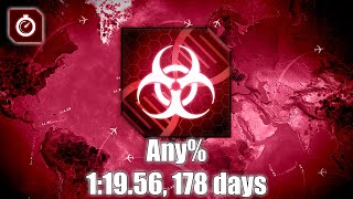 Plague Inc: Evolved - Any% - Neurax Worm - 1:19.56, 178 days (ex-WR)
