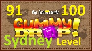 Конфетки! Gummy Drop! - Sydney - Сидней Levels 91 - 100 + рука помощи 13, 14,15 прохождение