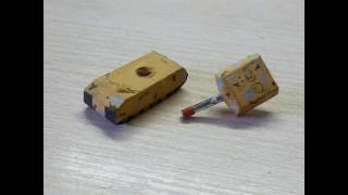 самодельный танк Маус из картона