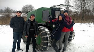 Вездеход самоделка летает тест-драйв обзор Автопанорама
