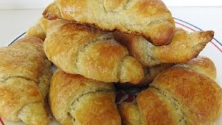 Круассаны дрожжевые рецепт