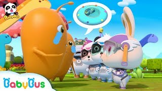 Baby Panda Helps Aliens Find UFO | Super Panda Rescue Team | BabyBus Cartoon | BabyBus