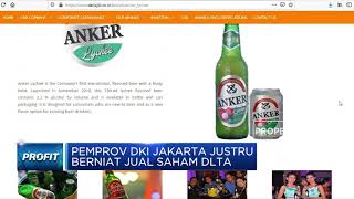 Pemprov DKI Jakarta Bantah Tambah Saham di Emiten Bir Anker