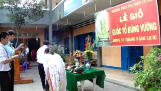 Giỗ tổ Hùng Vương - Trường THCS Thị Trấn (Củ Chi - TP.HCM)
