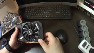 Распаковка MSI Radeon RX 560 4gb OC
