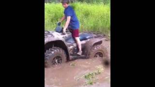 Honda Rancher mudding