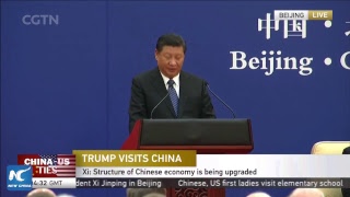 LIVE: Xi Jinping, Donald Trump attend Sino-U.S. business dialogue in Beijing