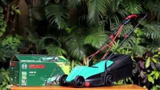 BOSCH ARM 32 Lawn Mower Unboxing and Demo Video - Max Machine Tools, Chennai