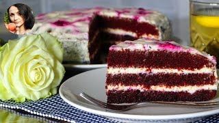 Сочный Шоколадный торт Смородинка | Кулинарим с Таней
