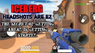 This headshots are easy  - ICEBERG Rifle  | GunsOfBoom Moments