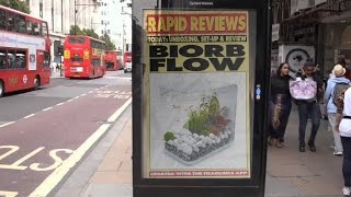 BiOrb Flow Aquarium Set up Rapid Review. Contemporary Fish Tank