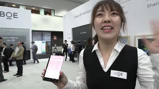 BOE Flexible Display Phone Cum tab prototype phones with foldable screen