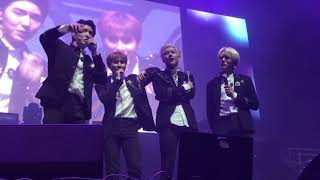 [13.08.2017] Monsta X speak  Russian in Moscow