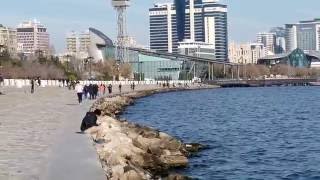 Quay Baku Boulevard. Набережная и Бульвар, Баку.