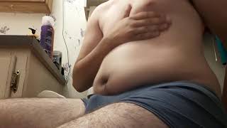 Sitting belly play