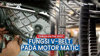 Tips Mendeteksi dan Waktu Penggantian V-Belt Aus Pada Motor Matic