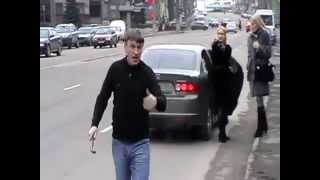 RoadRage.Ru : Украинский Быдло на хонде AE 4455 EO