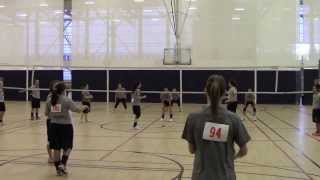 Volleyball Tryouts Fall 2013