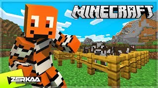 We Built Our FIRST Farm! (Minecraft #7)